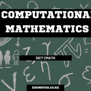 Computational Mathematics