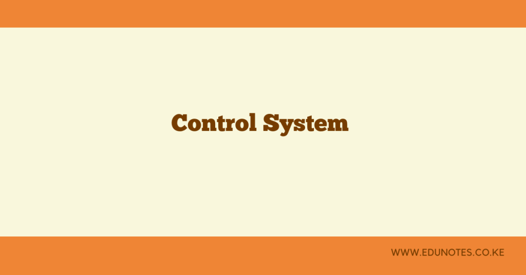 Control systems