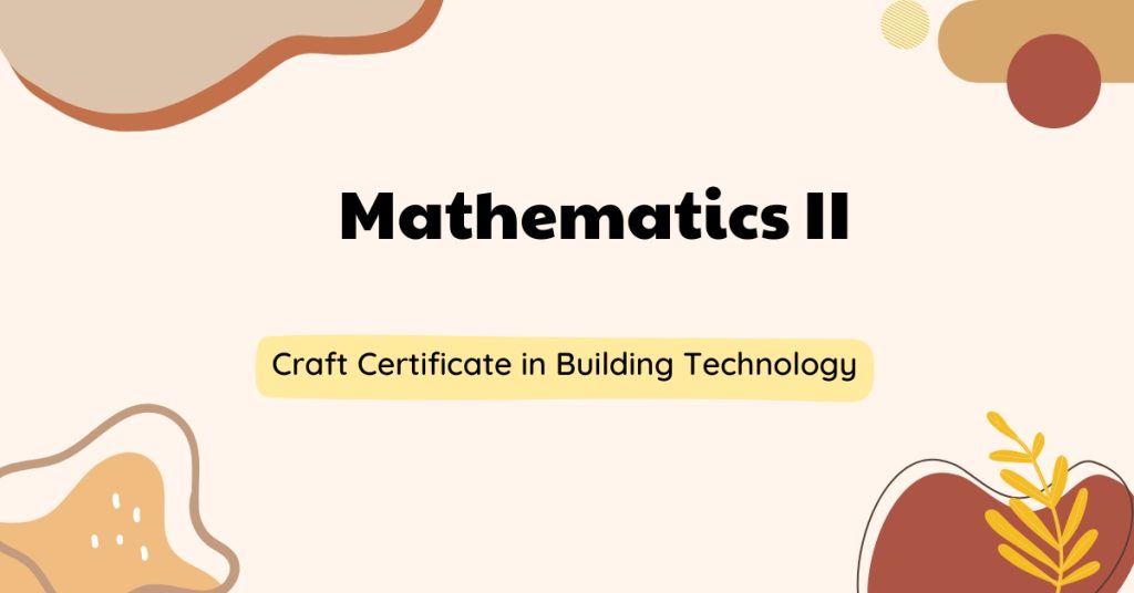 Mathematics II