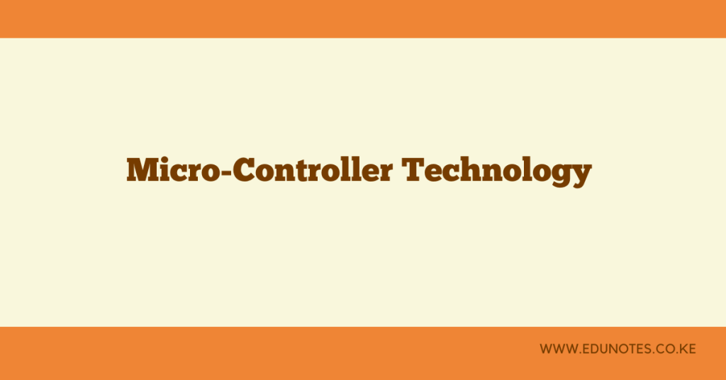 Micro-controller technology