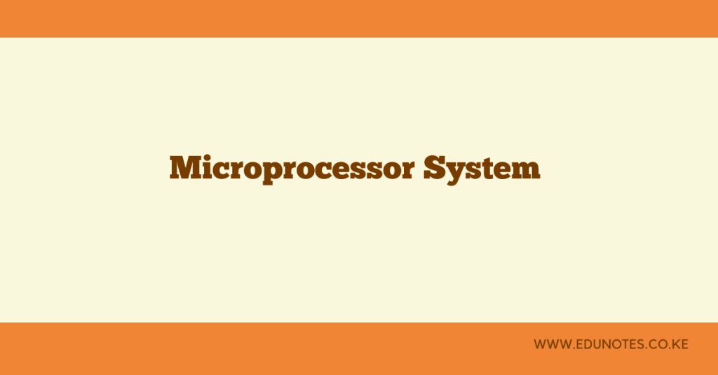 Microprocessor systems