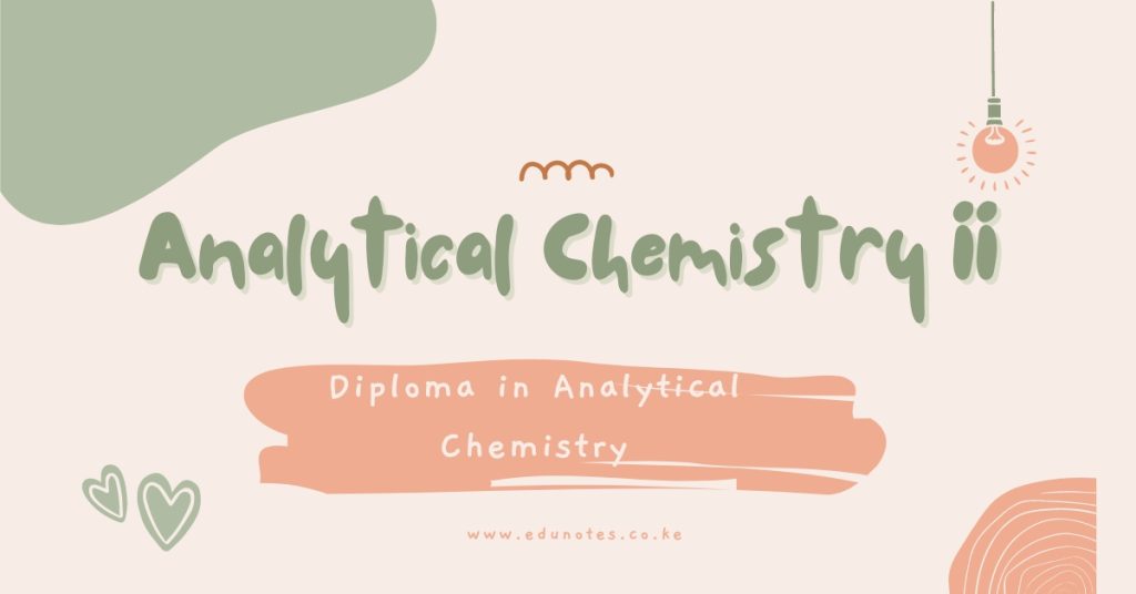 Analytical Chemistry 2