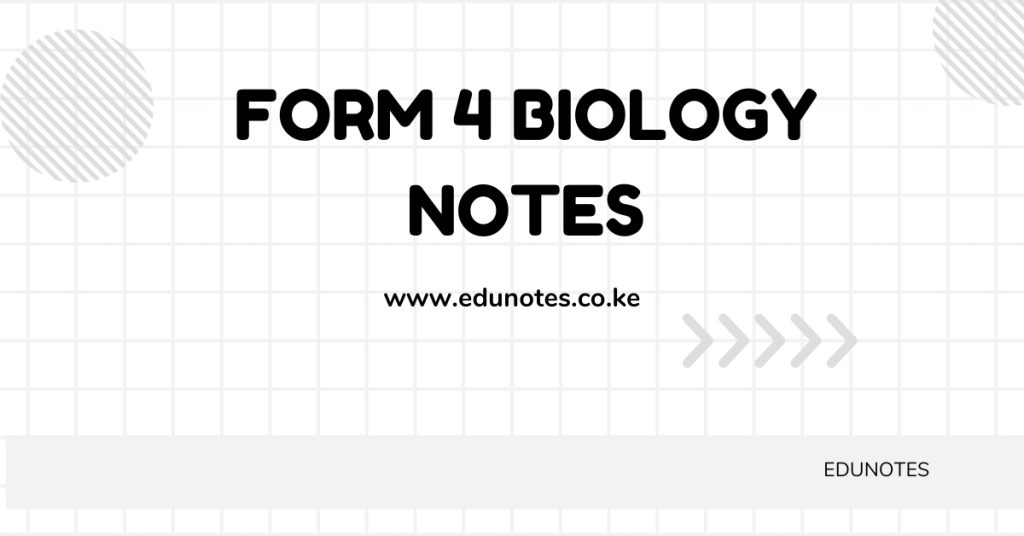 Form 4 Biology Notes