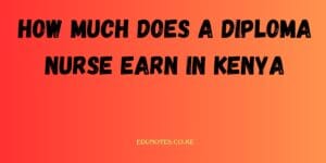 How much does a Diploma Nurse earn in Kenya