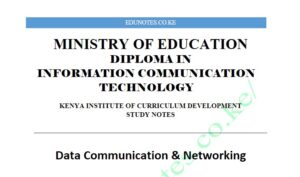 Data communication and networking notes DICT