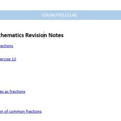 Fractions - Grade 7 Mathematics Revision Notes Archives - EDU NOTES