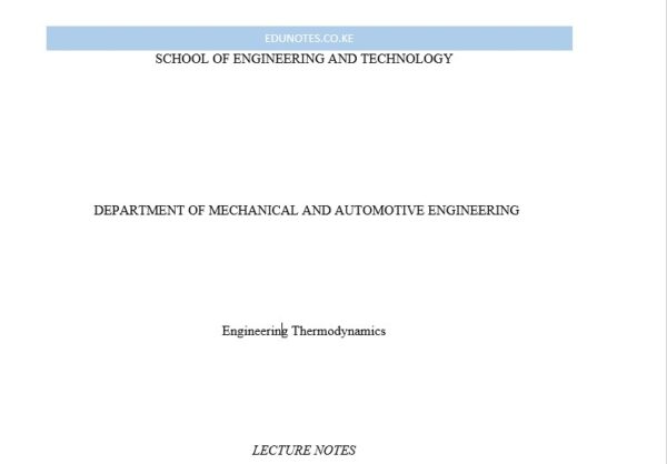 Thermodynamics