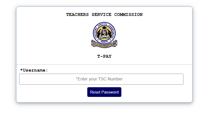 Tpay Portal TSC Payslip
