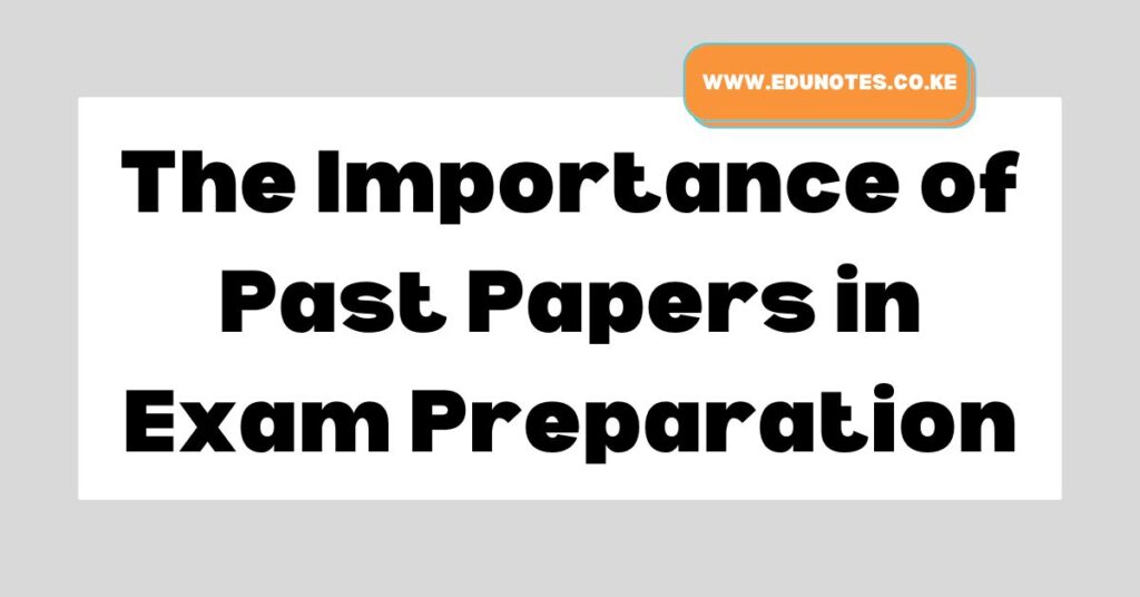 Student studying with past papers for exam preparation