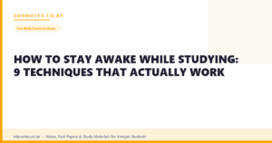 How to Stay Awake While Studying: 9 Techniques That Actually Work
