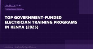 Top Government-Funded Electrician Training Programs in Kenya (2025)