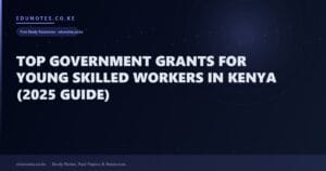 Top Government Grants for Young Skilled Workers in Kenya (2025 Guide)