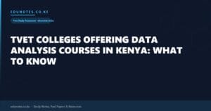 TVET Colleges Offering Data Analysis Courses in Kenya: What to Know