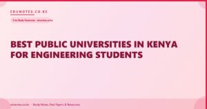Best Public Universities in Kenya for Engineering Students