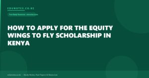 How to Apply for the Equity Wings to Fly Scholarship in Kenya