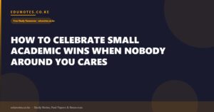 How to Celebrate Small Academic Wins When Nobody Around You Cares