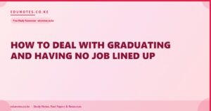 How to Deal With Graduating and Having No Job Lined Up