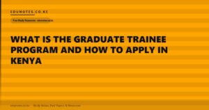 What Is the Graduate Trainee Program and How to Apply in Kenya